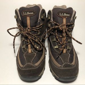 L.L. BEAN Primaloft TEK 2.5 Brown Hiking Shoes 6.5
